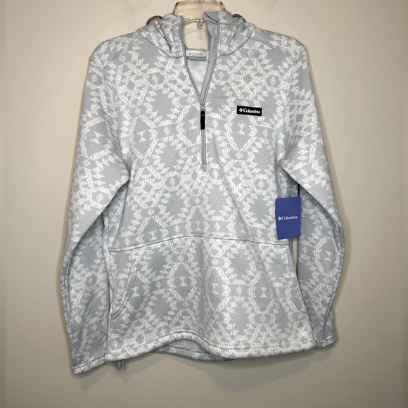 Columbia Jackets & Blazers - NWT Women’s Columbia Fox Glacier Hooded Half Zip Pullover Size Medium